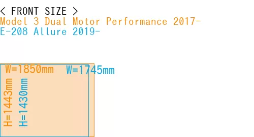 #Model 3 Dual Motor Performance 2017- + E-208 Allure 2019-